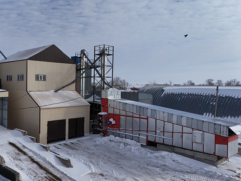 Конвейерная зерносушилка ATM Universal — ТОО Набережное, Павлодарская область